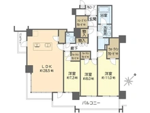 【大阪府/箕面市船場東】レジェイド箕面船場サウスレジデンス 間取り図