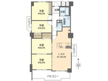 【大阪府/吹田市西御旅町】セントポリア北大阪ヴィゾン弐番館 間取り図