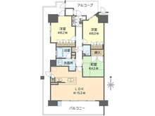 【大阪府/大阪市淀川区新高】サンメゾン北大阪神崎川駅前ザ・ゲート 間取り図