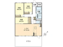 【大阪府/吹田市藤白台】ネオグランデ北千里藤白台 間取り図
