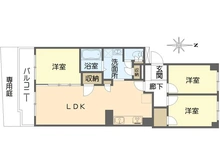 【大阪府/吹田市末広町】吹田ロイヤルマンション 間取り図