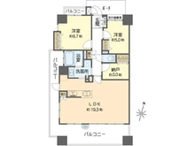 【大阪府/吹田市津雲台】クレアヒルズ千里津雲台 間取り図