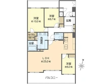 【大阪府/箕面市如意谷】コスモフォレスタ箕面 間取り図