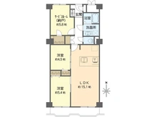 【大阪府/豊中市寺内】日商岩井第7緑地公園マンション 間取り図