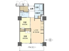 【大阪府/吹田市千里丘北】マスターズマンション吹田千里丘　中楽坊 間取り図