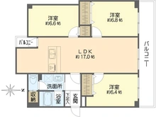 【大阪府/吹田市千里山西】千里山ロイヤルマンション 二番街D 棟 間取り図