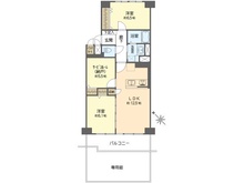 【大阪府/吹田市山田西】シーアイハイツ南千里 C棟 間取り図