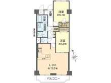 【大阪府/吹田市山手町】千里関大前コーポラス C棟 間取り図