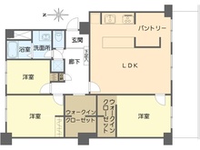 【大阪府/箕面市船場西】ニューセンバハイツ 間取り図