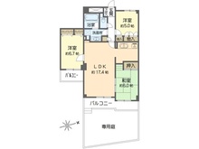 【大阪府/大阪市東淀川区菅原】ラウムズ菅原ノースヒール 間取り図