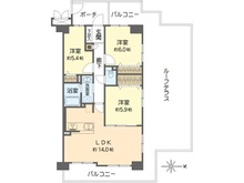 【大阪府/大阪市淀川区東三国】ヴィルヌーブ東三国 間取り図