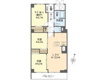【大阪府/吹田市山手町】関大前スカイハイツ A棟 間取り図