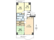 【大阪府/吹田市新芦屋上】ユニハイム千里丘 1号棟 間取り図