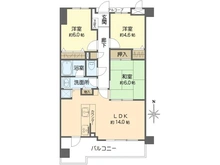 【大阪府/吹田市山田東】エスリード万博公園 間取り図