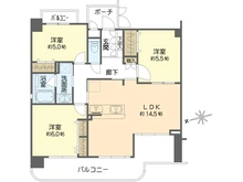 【大阪府/吹田市広芝町】メロディーハイム江坂 間取り図