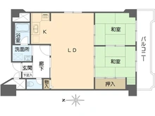 【大阪府/大阪市淀川区宮原】ネオハイツ新大阪 間取り図