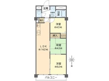 【大阪府/大阪市淀川区木川東】新大阪第一ハイツビル 間取り図