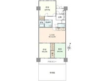 【大阪府/吹田市山田南】日興千里丘スカイマンション A棟 間取り図