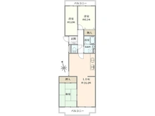 【大阪府/吹田市江の木町】グリーンコーポ江坂第3 間取り図