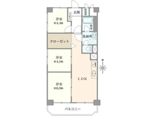 【大阪府/吹田市豊津町】ライオンズマンション江坂 間取り図