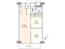 【大阪府/吹田市五月が丘東】ローズコーポ千里 C棟 間取り図