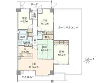 【大阪府/吹田市出口町】エステムコート吹田・片山公園フローラ 間取り図