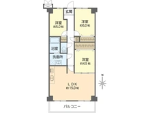 【大阪府/大阪市淀川区東三国】ソシエ北大阪 壱期棟 間取り図
