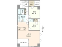 【兵庫県/西宮市寿町】ブリリア夙川 間取り図