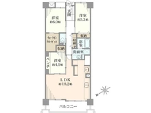 【兵庫県/西宮市結善町】ディオレ夙川公園 間取り図