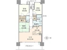 【兵庫県/西宮市神祇官町】ジオ西宮北口 NE棟 間取り図