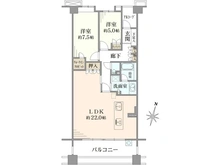 【兵庫県/西宮市下葭原町】夙川香櫨園コートハウスガーデンコート 間取り図