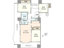 【兵庫県/宝塚市武庫川町】ライオンズマンション宝塚武庫川町 間取り図