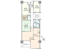 【兵庫県/宝塚市逆瀬川】フォルム逆瀬川 間取り図