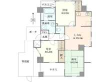 【兵庫県/西宮市神楽町】プリオーレ夙川さくら道 間取り図