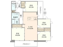 【兵庫県/西宮市霞町】夙川レックスマンション 間取り図