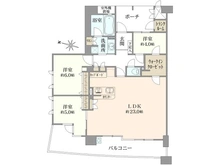 【兵庫県/宝塚市栄町】リーデンススクエア宝塚リバージュ 間取り図