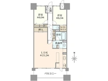 【兵庫県/西宮市甲陽園東山町】エスリード西宮甲陽園 II番館Airs 間取り図