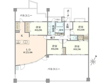 【兵庫県/西宮市段上町】アンビエント西宮仁川 アールブリーズ 間取り図