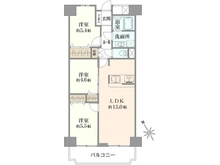 【兵庫県/宝塚市栄町】ローズハイツ宝塚  間取り図