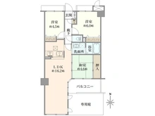【兵庫県/西宮市大屋町】ヴェルビュ西宮北口 間取り図