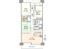 【兵庫県/西宮市老松町】エスリード苦楽園老松町 間取り図