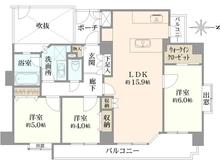 【兵庫県/西宮市樋之池町】イトーピア苦楽園樋之池町 間取り図
