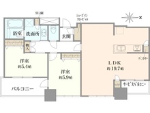 【大阪府/大阪市中央区瓦町】クレヴィアタワー大阪本町 間取り図