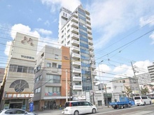 【大阪府/大阪市阿倍野区阿倍野筋】シオン阿倍野 外観：写真中央
