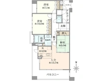 【兵庫県/西宮市伏原町】フロントレジデンス西宮北口 間取り図