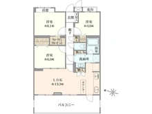 【神奈川県/横浜市青葉区たちばな台】カームステージ青葉台 間取り図