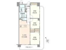 【神奈川県/横浜市青葉区藤が丘】センチュリー藤が丘 間取り図