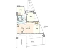 【神奈川県/横浜市青葉区荏田西】クレッセント市が尾ヒルサイドコート 間取り図