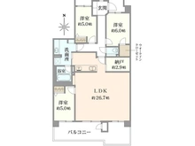 【神奈川県/横浜市青葉区奈良】ルクサージュあおば山の手台アプローズコート A棟 間取り図
