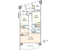 【神奈川県/横浜市青葉区荏田西】ヒルズ市ヶ尾 ビューステージ 間取り図